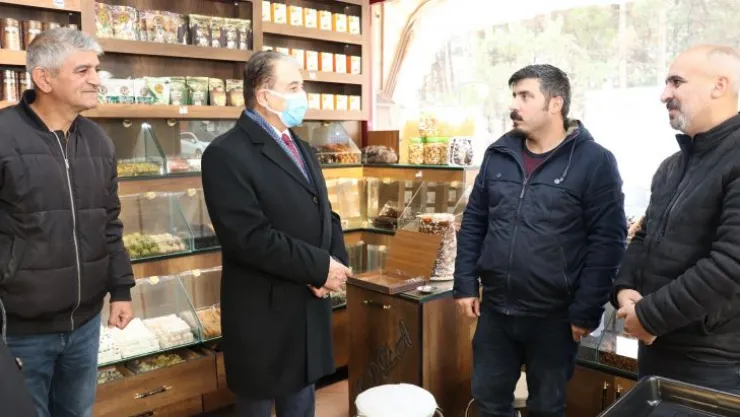 Keskin, Doğanşehir'de esnaf gezisi yaptı