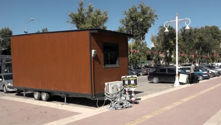 Konteyner işyerinin kaldırılmak istenmesine esnaftan tepki