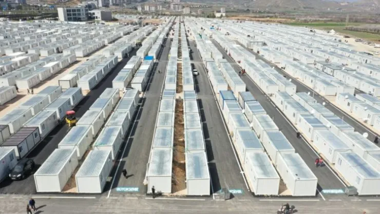 Malatya'da 17 Bin Kişi Konteyner Kentlere Yerleştirildi
