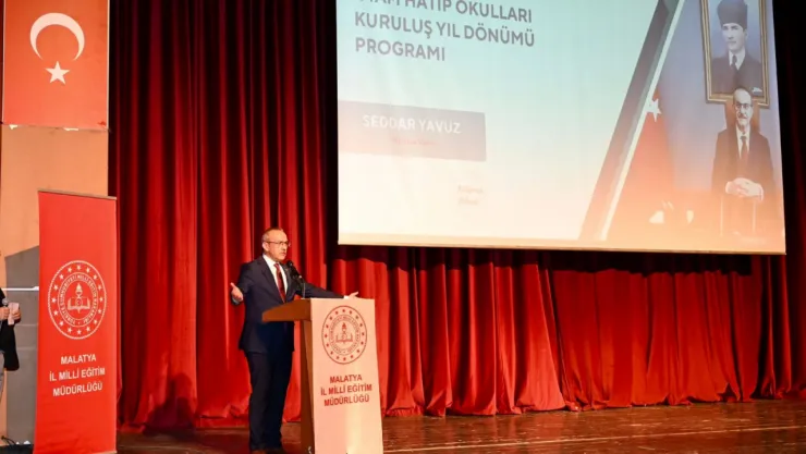 Malatya'da 74 Yıllık İmam Hatip Geleneği Coşkuyla Kutlandı