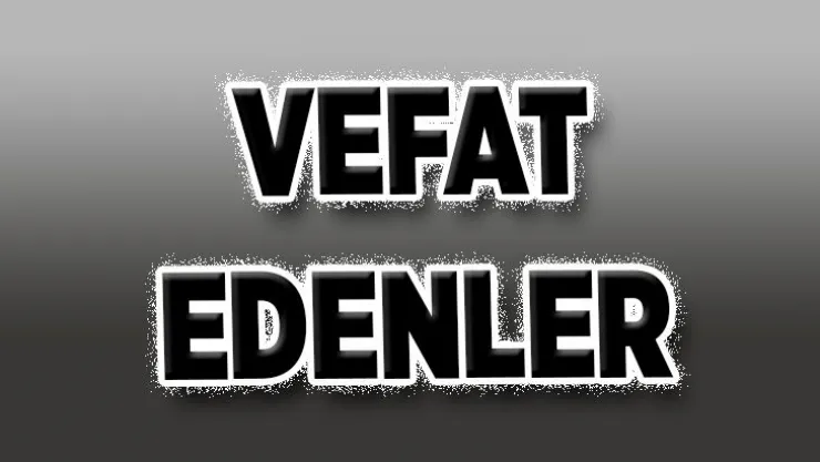 Malatya'da Bugün 12 kişi vefat etti.