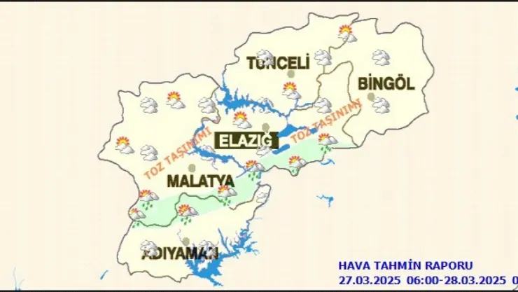 Malatya'da Bugün Hava Durumu