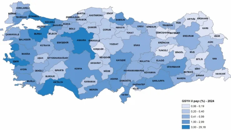 Malatya'da Kişi Başına GSYH 365 Bin 880 TL Oldu