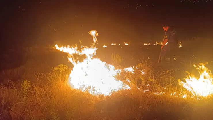 Malatya'da korkutan yangın