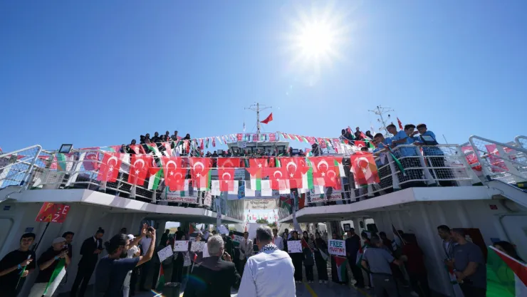 Malatya'da Öğrencilerden Gazze'ye Duygusal Destek