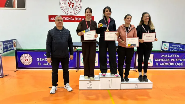 Malatya'da Öğretmenler Arası Masa Tenisi Turnuvası Yoğun Katılımla Tamamlandı