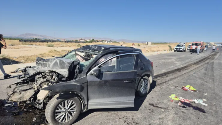 Malatya'da  trafik kazası: 1 kişi hayatını kaybetti