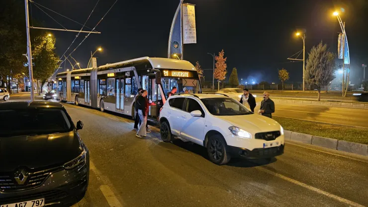Malatya'da Trafikte Gergin Dakikalar!
