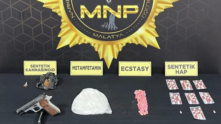 Malatya'da uyuşturucu operasyonu: 4 gözaltı
