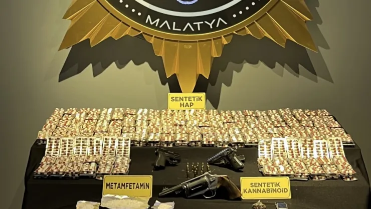 Malatya'da uyuşturucu operasyonu: 3 gözaltı