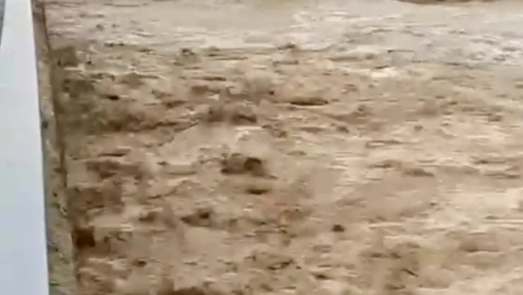 Malatya'da Yağış Dereleri Taşma Noktasına Getirdi