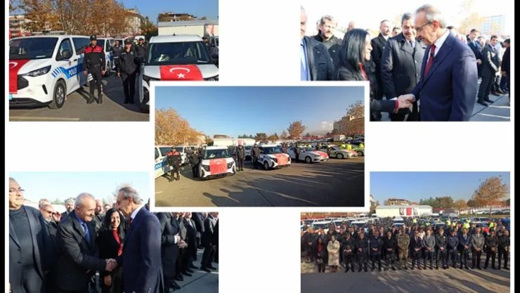 Malatya Güvenlik Güçlerine 67 Yeni Araç Hizmete Alındı
