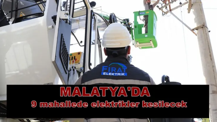 Malatya'nın 3 İlçesinde Elektrik Kesintileri