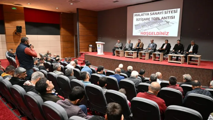 Malatya Sanayi Sitesi İstişare Toplantısı
