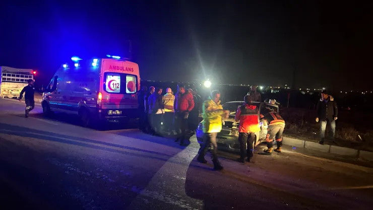 Malatya–Sivas Karayolu'nda İki Araç Çarpıştı: 4 Yaralı