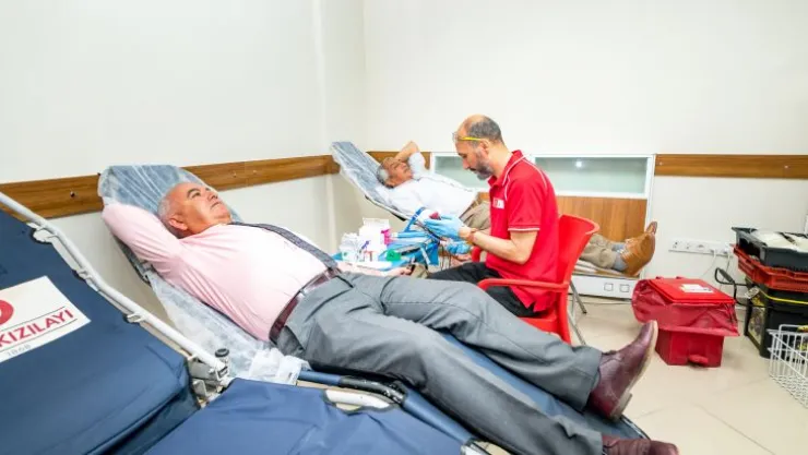 Maski Personelleri Kan Bağışında Bulundu