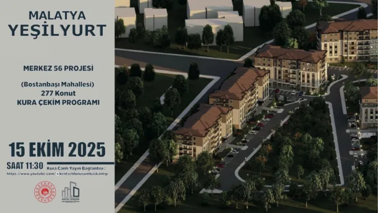 Merkez 21 ve Merkez 56 Projelerinde Hak Sahipleri Canlı Yayınla Belirlenecek