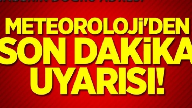 Meteorolojik Uyarı