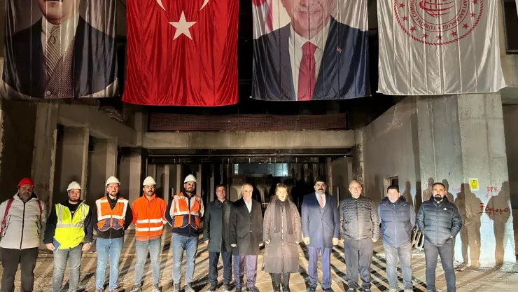 Milletvekili Ölmeztoprak Havalimanı Yeni Terminal Binası Çalışmalarını İnceledi