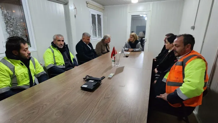 Milletvekili Ölmeztoprak Şantiye Alanlarını İnceledi