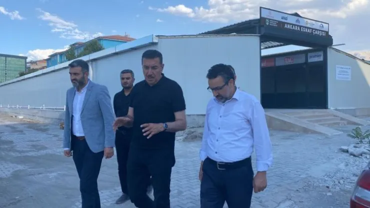 Milletvekili Tüfenkci Ankara Esnaf Çarşısını inceledi