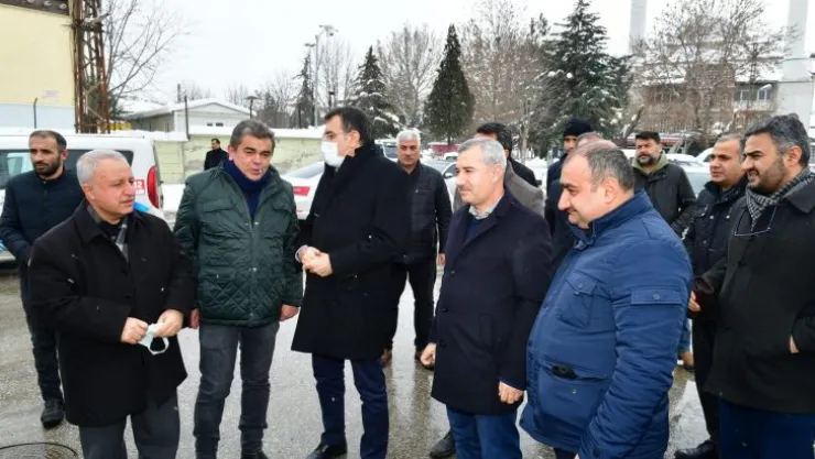 Milletvekili Tüfenkçi İle Belediye Başkanı Çınar, Yeni Sanayi Sitesindeki Çalışmaları İnceledi