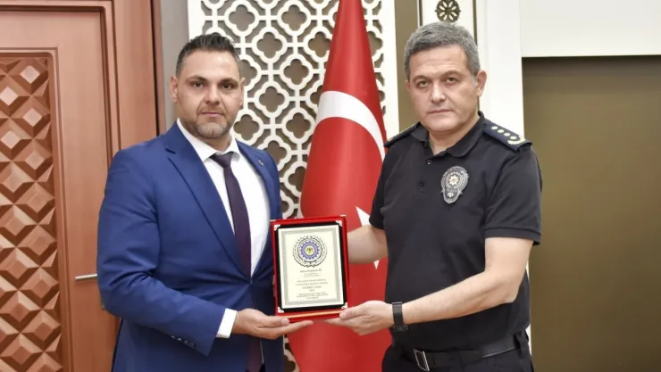 Milliyetçi İşçi Sendikaları Konfederasyonu'ndan Malatya Emniyet Müdürü Kayhan Ay'a Ziyaret