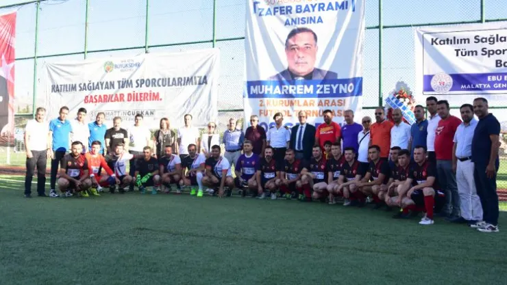 Muharrem Zeyno Adına Düzenlenen Kurumlar Arası Futbol Turnuvası Başladı