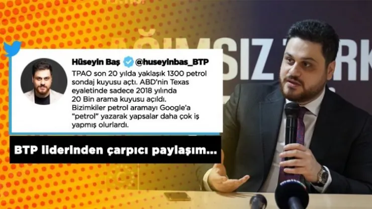 Petrol aramayı Google'den yapsalardı daha çok iş yaparlardı