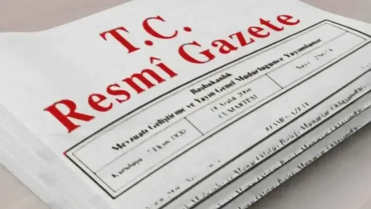 Resmî Gazete'de bugün (13 Eylül 2025)
