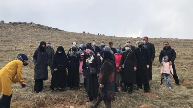Saadet Partisi Kadın Kolları'ndan Fidan dikimi