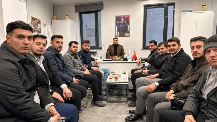 Saadet Partisi Malatya İl Gençlik Kollarından Ak Parti Malatya İl Gençlik kollarına taziye ziyareti