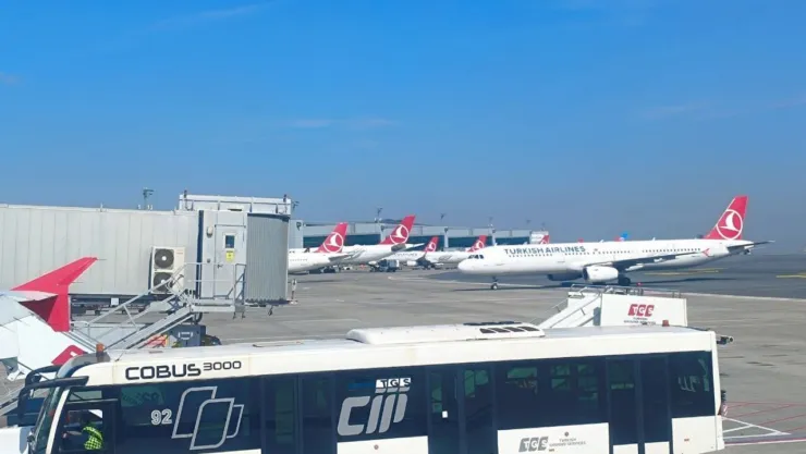 THY'nin zamanında kalkış oranı yüzde 84,7'ye ulaştı