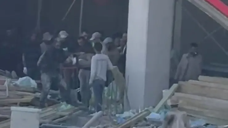 TOKİ şantiyesinde kaza: 1 yaralı