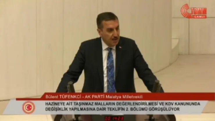 Tüfenkci'nin sunduğu yasa teklifi kabul edildi