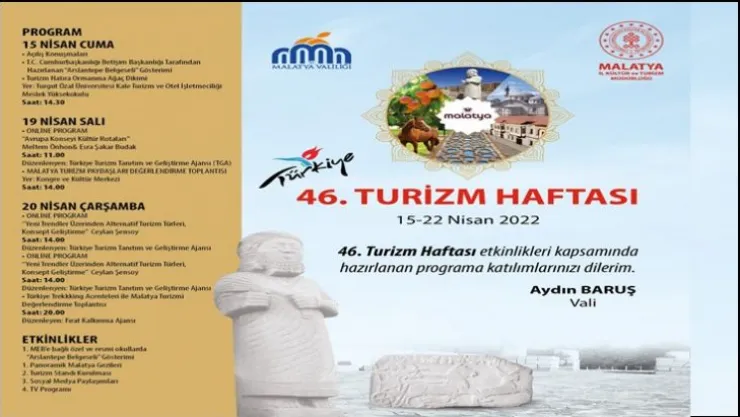Turizm Haftası Mesajı