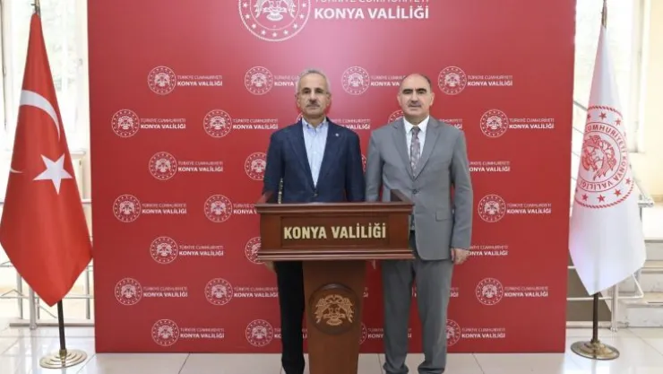 Ulaştırma Ve Altyapı Bakanı Abdulkadir Uraloğlu Konya'da