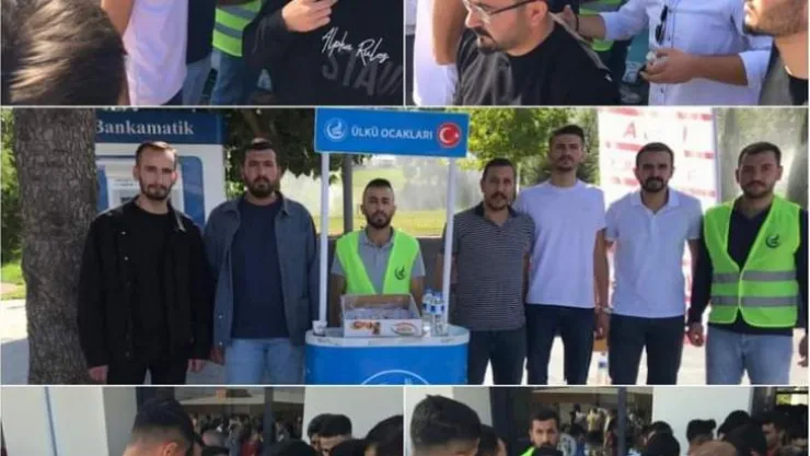 Ülkü Ocakları Mevlid Kandili Münasebetiyle, Üniversite ve Kent Merkezinde Vatandaşlara Lokum İkramında Bulundu