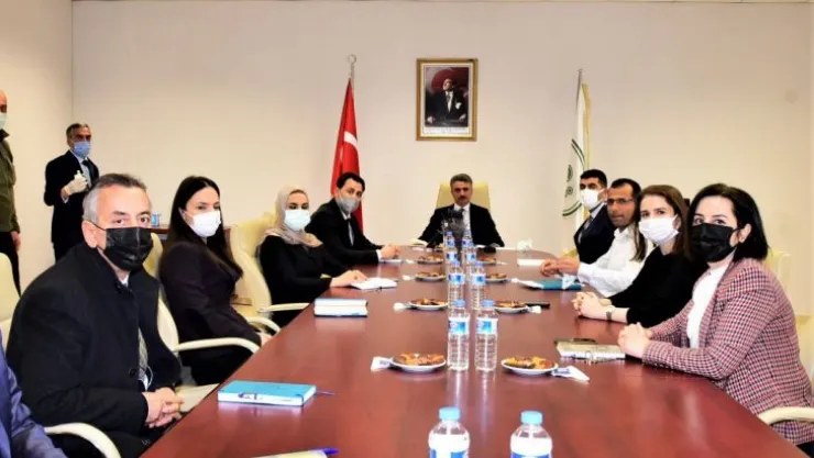 Vali Baruş, Kurumlardan Brifing Almaya Devam Ediyor