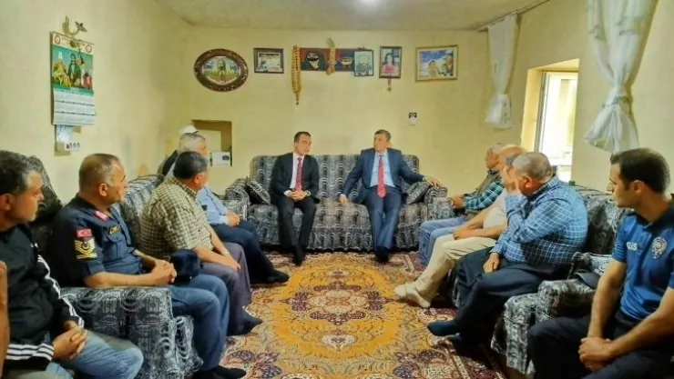 vali Şahin'den Taziye Ziyareti