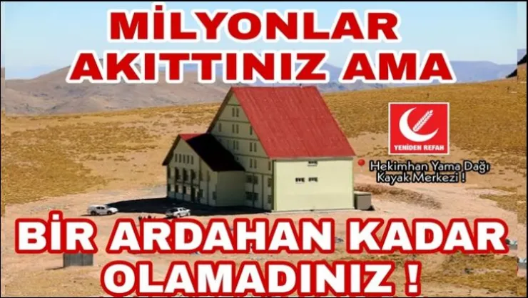 Yama Dağı Kayak Merkezi İçin Milyonlar Akıttınız Ama Bir Ardahan Kadar Olamadınız !