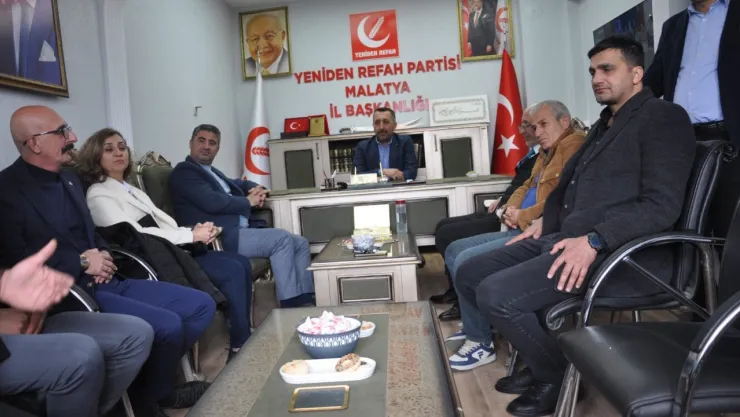 Yeniden Refah ve İyi Parti İl Başkanları Kılıç ve Yıldız  Ortak Kaygımız Malatya