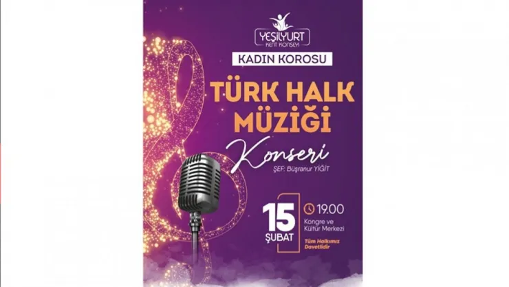 Yeşilyurt Kent Konseyi Kadın Korosu, 15 Şubat'ta ilk kez sahneye çıkacak