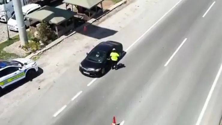 Yılın ilk 4 ayında havadan yapılan denetimlerde 37 binden fazla araca işlem yapıldı