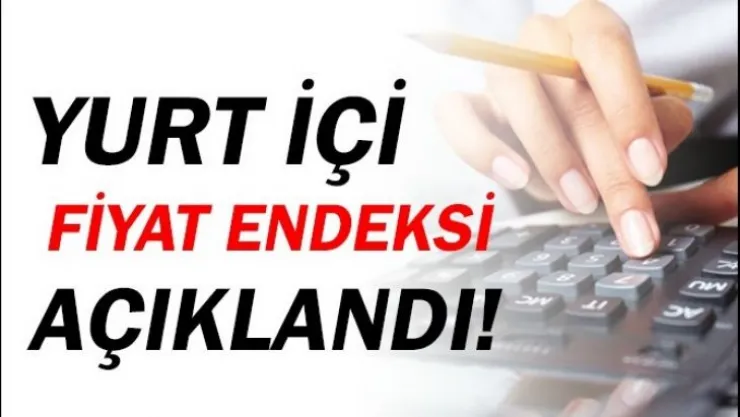 Yurt İçi Üretici Fiyat Endeksi Açıklandı