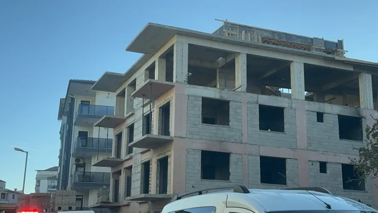 Zafer mahallesinde inşaat kazası: 1 işçi yaralandı