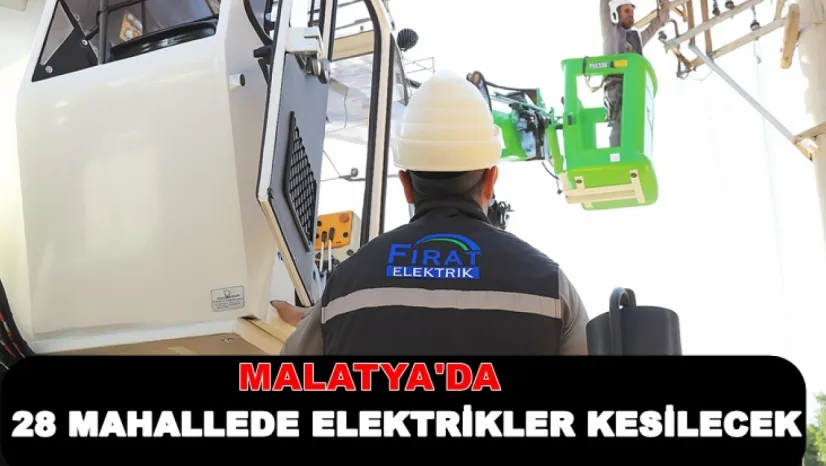28 Mahallede Bugün Elektrikler Kesilecek
