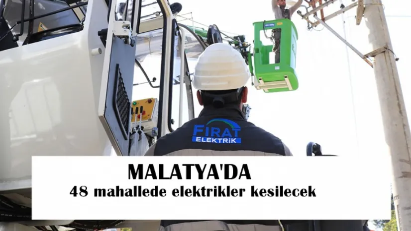 48 Mahallede Elektrikler Kesilecek
