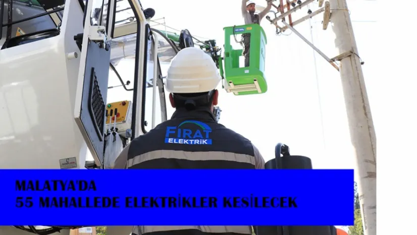 55 Mahallede Elektrikler Kesilecek