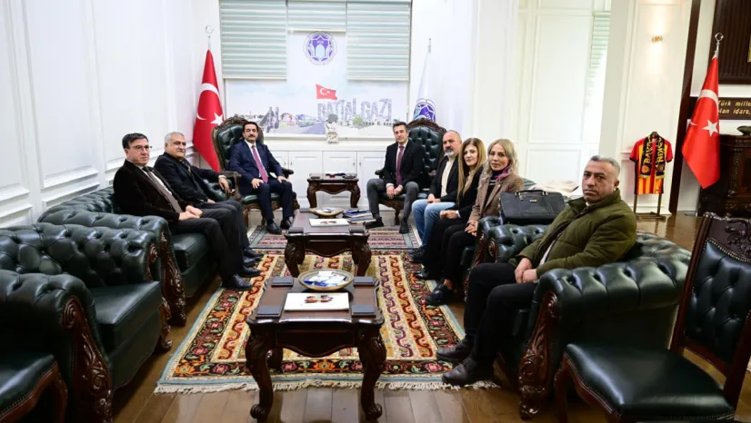 Başkan Gürsoy'dan Battalgazi Belediye Başkanı Bayram Taşkın'a Ziyaret
